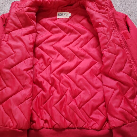 Vintage 90s Chalk Line Chicago Blackhawks Size Large USA Made Mens Red Jacket - Picture 7 of 13